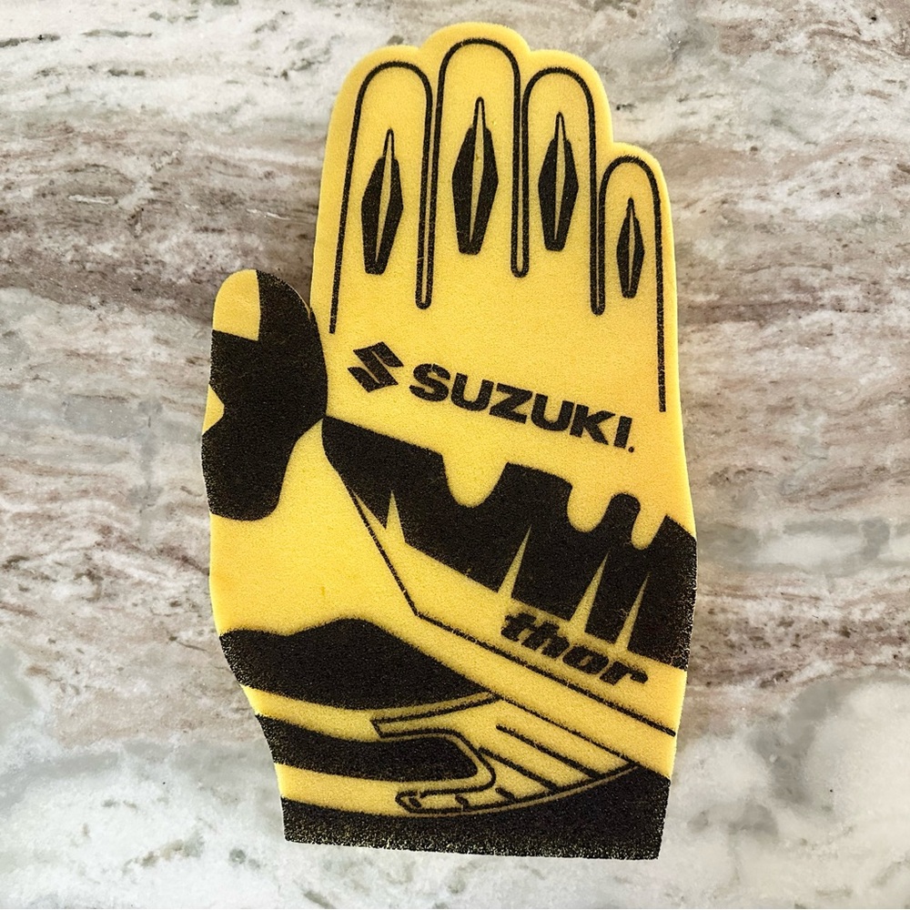Suzuki Supercross Foam Finger Hand Souvenir - Dirt Bike Racing Glove